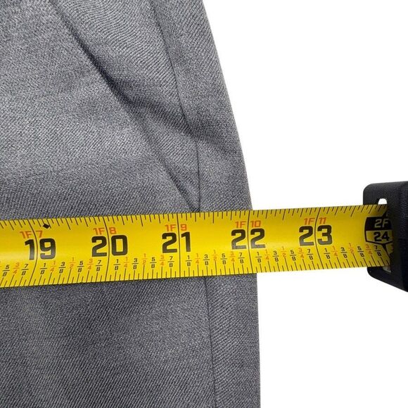 Banana Republic Ryan Curvy Fit Pants Tapered Light Gray Office Work Plus 16 - Picture 9 of 16